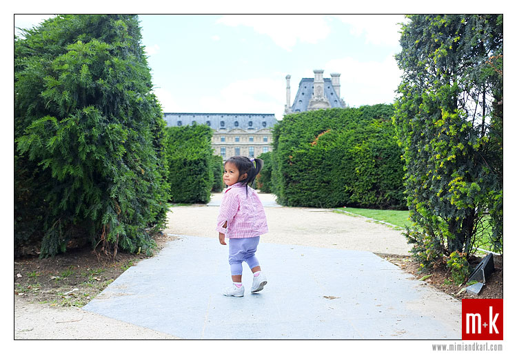  Katy at the Tuileries Garden, Paris, France