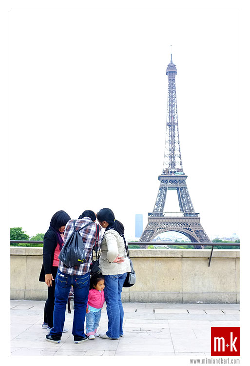 Katy at Trocadero, Paris, France