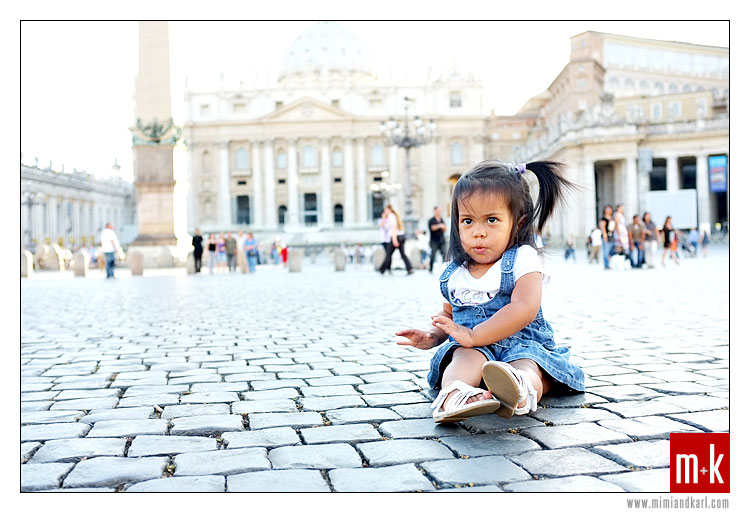 Katy at the Vatican