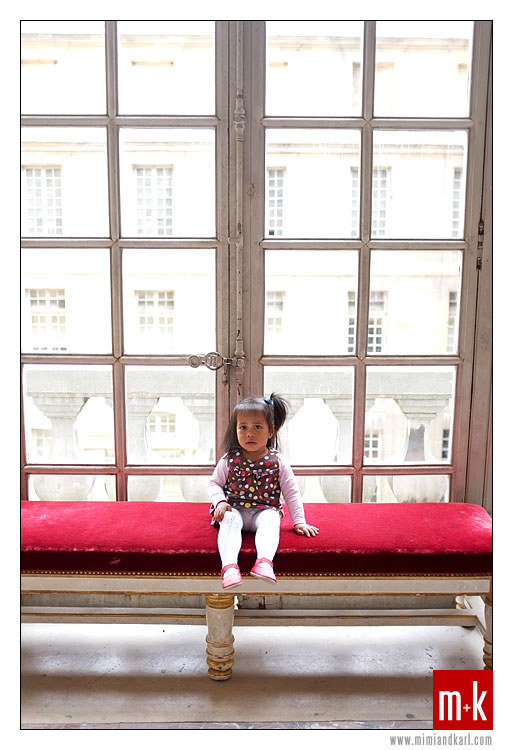 Katy at Versailles, France